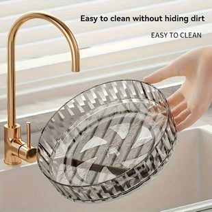 1pc Plateau de Rangement Rotatif à 360° - Organisateur en Plastique Durable pour Épices, Cosmétiques & Bouteilles - Étagère Polyvalente Gain de Place pour Cuisine, Salle de Bain, Armoire, Coiffeuse, Design Tournant, Matériau Facile à Nettoyer, Constructi