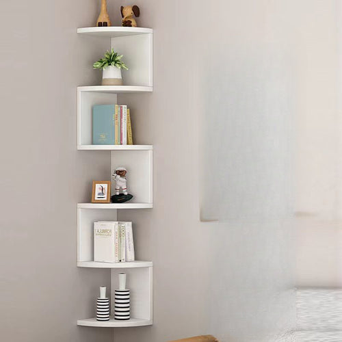 Wandregal mit mehreren Sofaecken für die Küche, ohne Abdeckung, ideal zum Organisieren von Büchern und anderen Gegenständen
