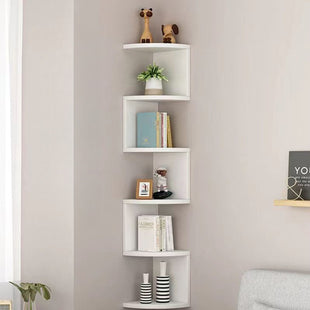 Wandregal mit mehreren Sofaecken für die Küche, ohne Abdeckung, ideal zum Organisieren von Büchern und anderen Gegenständen
